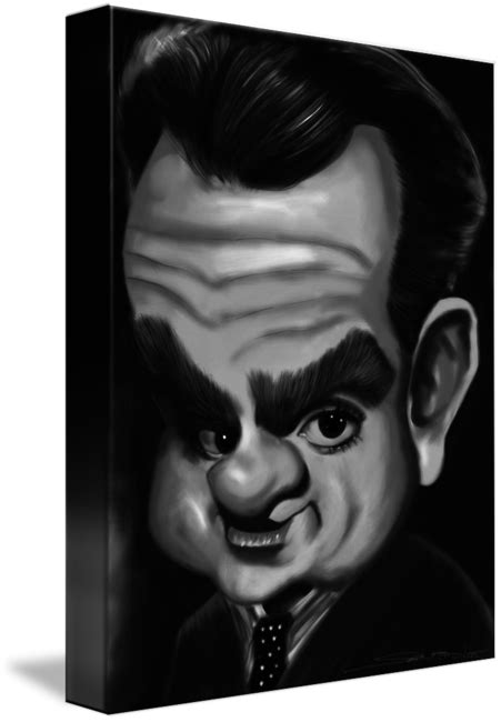 James Cagney Caricature By Nelson Santos