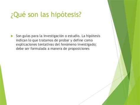 Capítulo 6 Formulación De Las Hipótesis