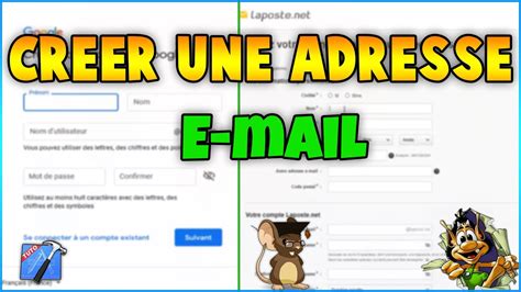 Tuto 2019 Comment CrÉer Une Adresse Email Gmail Laposte Youtube