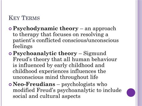 Ppt Psychodynamic Theories Powerpoint Presentation Free Download