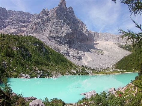 Lago Di Sorapis Belluno Dolomiti Veneto Italia By Claudio Macchi Unesco