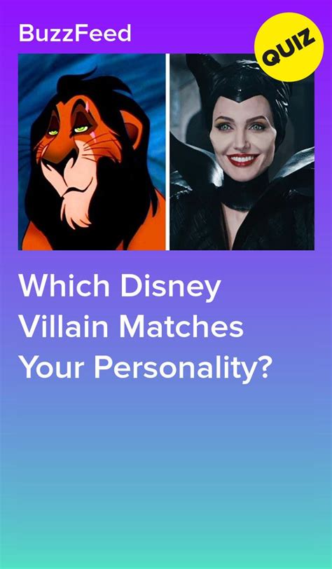 Which Disney Villain Matches Your Personality Disney Villains