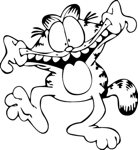 Garfield Coloring Pages For Kids Free Printables