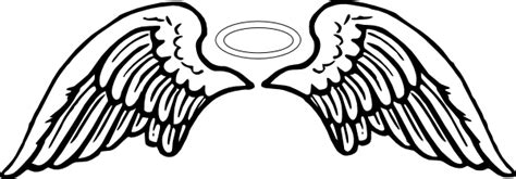 Angel Wings With Halo Clip Art