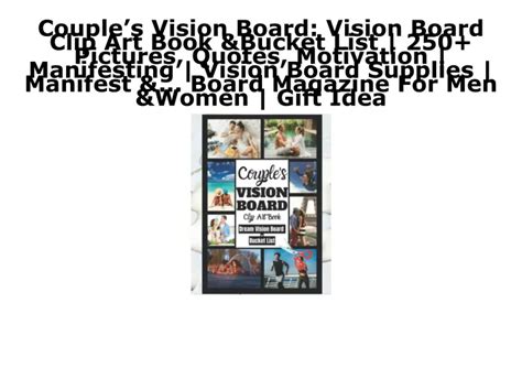 Ppt [pdf] Download Ebook Couple’s Vision Board Vision Board Clip Art Book And Bucket Powerpoint