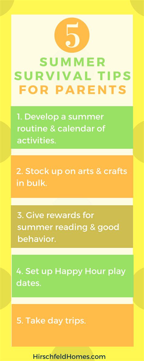 5 Summer Survival Tips For Parents Once School Is Out