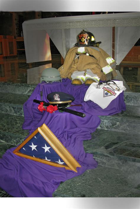 Blessed Sacrament Catholic Church And School 911 Memorial Display