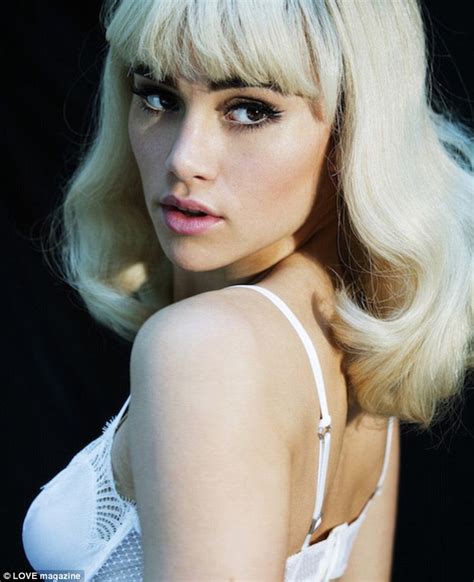 Suki Waterhouse Strips Down To Skimpy Lingerie In Sultry Love Magazine