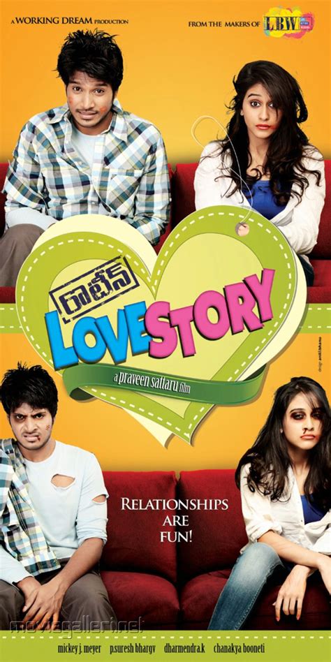 Routine Love Story Movie Posters Sandeep Kishan Regina