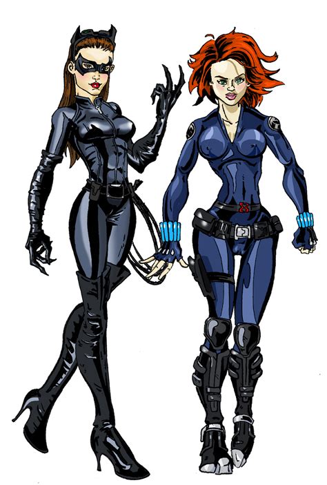 Black Widow Catwoman By Toadman005 On Deviantart