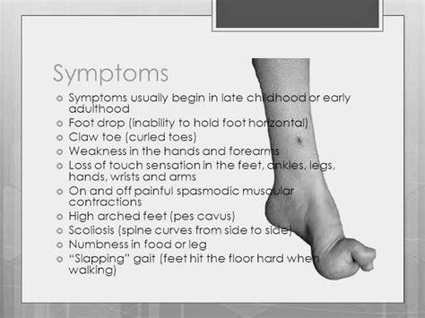 It occurs when there are mutations in the genes that affect the nerves in your feet, legs, hands and arms. What is Charcot-Marie-Tooth Disease? - PT Master Guide ...