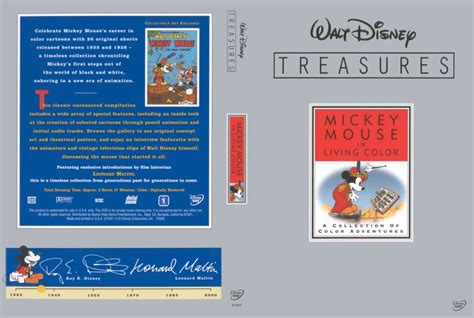 Mickey Mouse In Living Color Walt Disney Treasures Movie Dvd