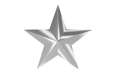 Silver Star Png Isolated Graphic 25278270 Png
