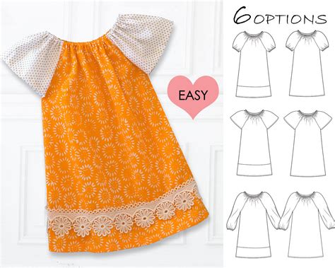 Very Easy Baby Sewing Pattern Pdf Baby Dress Pattern Baby Etsy Canada