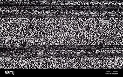 Tv Static Noise Glitch Effect Stock Photo Alamy