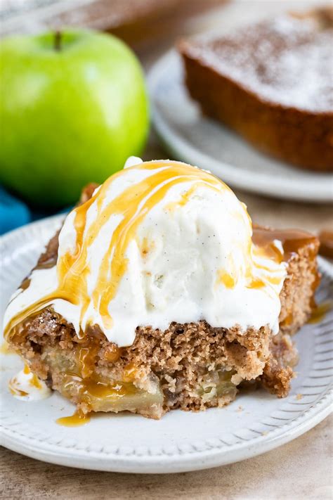 Easy Apple Pie Cake Recipe Dump Cake Crazy For Crust