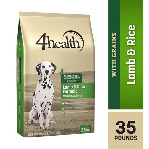 4health With Wholesome Grains Lamb And Rice Formula Adult Dry Dog Food