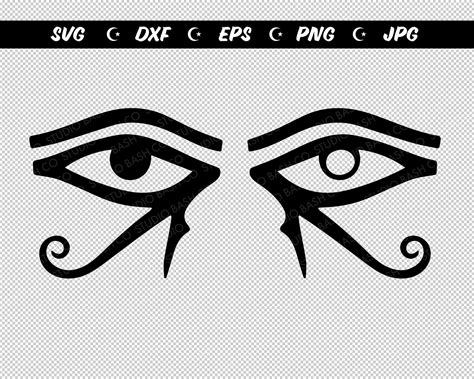 Egyptian Svg Eyes Of Horus Eye For Ra And Eye Of Thoth Svg Etsy