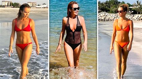 Amanda Holden Flaunts Incredible Figure In Skimpy Seaside Bikini Shot