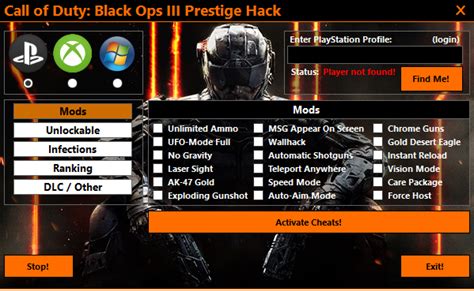 From there, push your tilde (~) button to bring down the console and type the. Call of Duty Black Ops 3 Cheats, Hacks ~ Hack 2016 For You