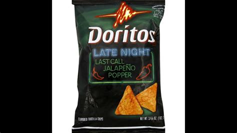 Remember Doritos Late Night Last Call Jalapeno Poppers Chips Youtube