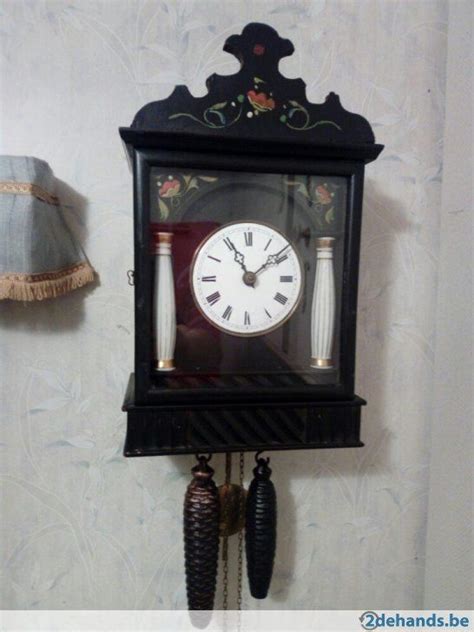 Gebruikt té koop oude klok loopt perfect komt uit inboedel Klokken