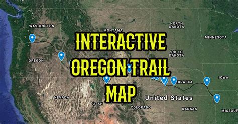Check Out This Interactive Oregon Trail Map — Frontier Life