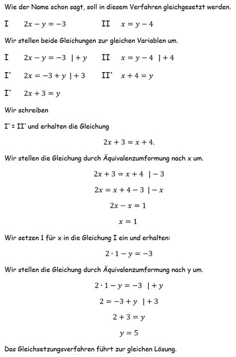 Bestimme graphisch die lösungen der folgenden gleichungssysteme und mache durch. Lineare Gleichungssysteme - martinpurs Webseite!