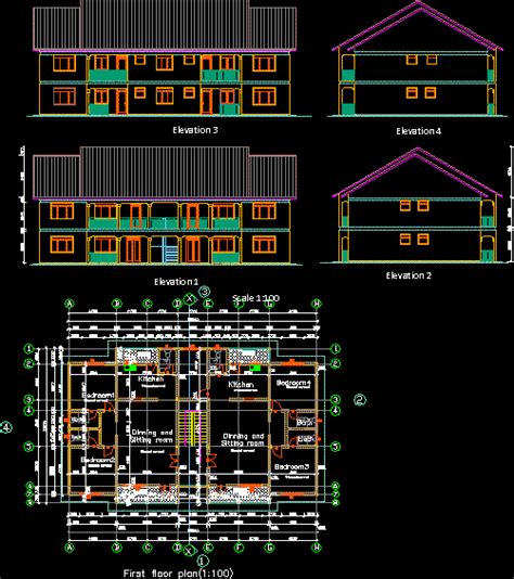 Working Drawings Dwg Block For Autocad • Designs Cad