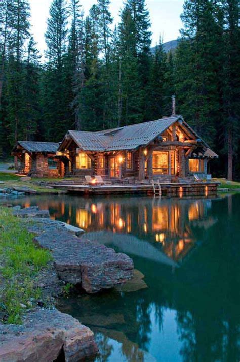The cabin with loft model is a gorgeous home, and a customer favorite! 23 Breathtaking Forest-Fringed Wood Cabins - Amazing DIY ...