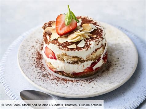 Tiramisu à La Fraise Recette Sur Cuisine Actuelle