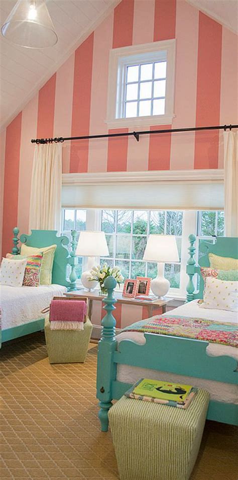Coral and coral blue color for painting a room to give a calm feeling of warmth. My Three Favorite Color Schemes for a Girl's Bedroom ...