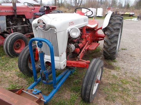 Ford 800 Tractor Wdeerborn Front Blade Live And Online Auctions On