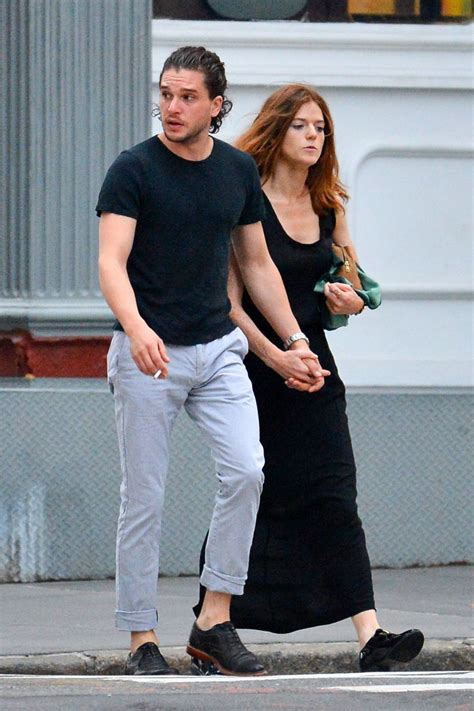 She burst into tears and immediately said yes!' a unnamed source claimed. ROSE LESLIE and Kit Harington Out in New York 09/01/2016 ...