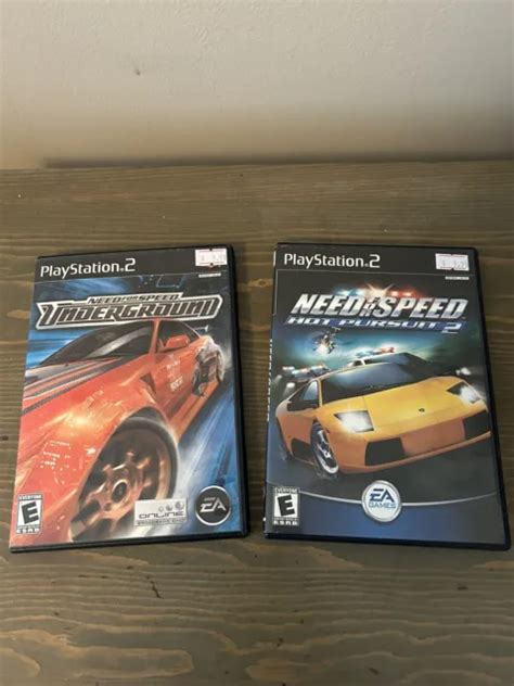 Need For Speed Underground Sony Playstation 2 2003 And Hot Pursuit 2 17 00 Picclick