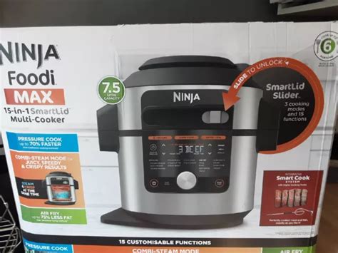 Ninja Ol750uk Foodi Max 15 In 1 Smartlid Multi Cooker 75l Read