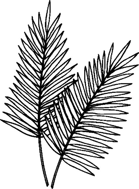 Watercolor palm leaf printable monogram. Palm Leaf Coloring Page at GetColorings.com | Free ...