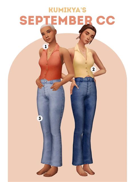 September Cc Set Kumikya On Patreon Sims 4 Dresses Sims 4 Maxis Match