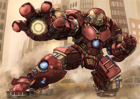 Iron Hulkbuster Art Wallpaperhd Superheroes Wallpapers4k Wallpapers