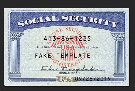 Social security card template is the best to verify: SSN Template PSD US New - SSN Card Template - Fake Template