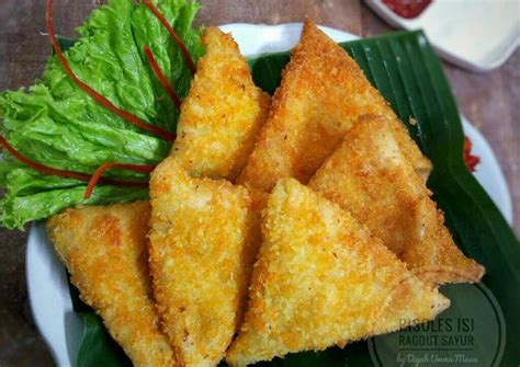 Resep Risoles Segitiga Isi Ragout Sayur Step By Step Oleh Diyah