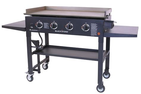 Gas Grill Flat Top Griddle 4 Burner Cooktop Portable Bbq Cooking