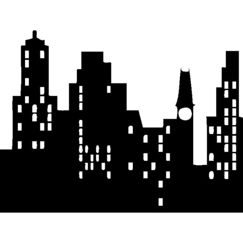 new york city silhouette sticker skyline clip art silhouette png download 600 600 free