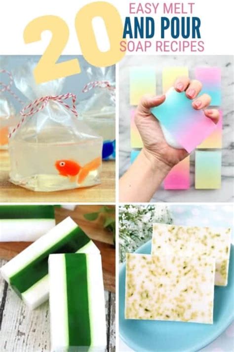 20 Easy Melt And Pour Soap Recipes For Beginners The Crafty Blog Stalker