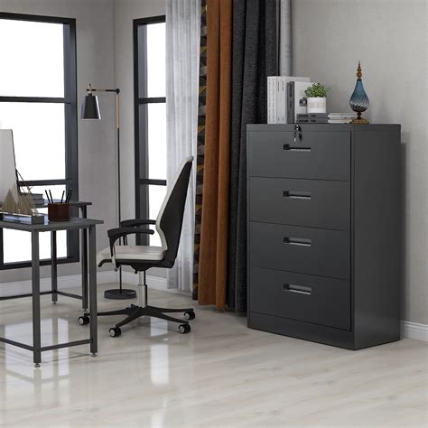 How to install steel file cabinet. HomeOffice Lateral File Cabinet—Metal Steel filing cabinet ...