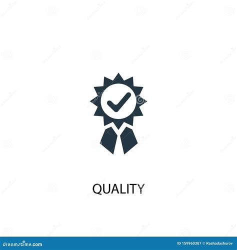 Quality Icon Simple Element Stock Vector Illustration Of Quality