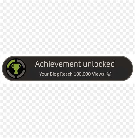 Free Download Hd Png Achievement Unlocked Png Image With Transparent