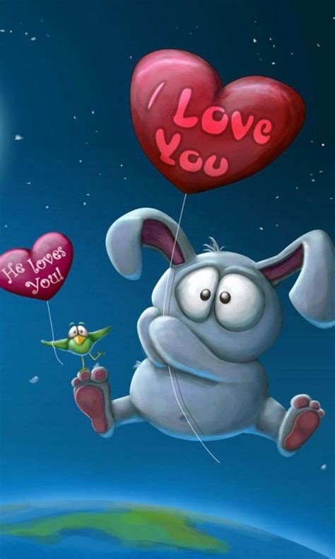 Cute Cartoon Love Wallpapers For Mobile