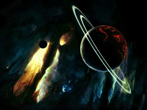 Wallpaper Planet Artwork Earth Space Art Atmosphere Universe