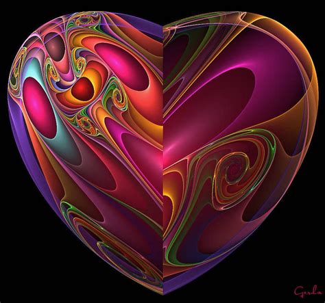 Heart 25 By Gerda1946 Heart Art Fractal Art Heart